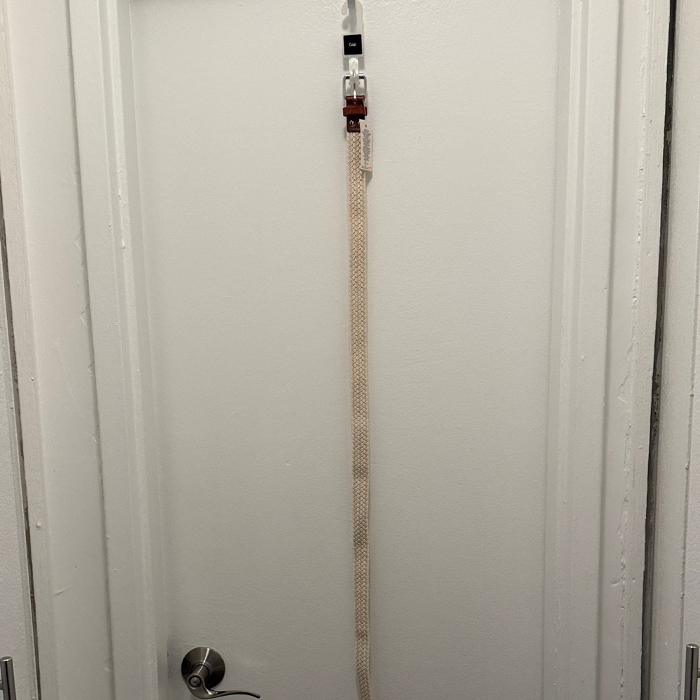 GAP Cream Woven Belt